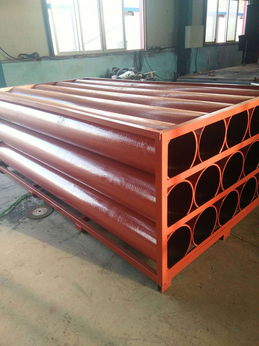 耐磨管道成品展示，工廠生產現場實景(圖1)