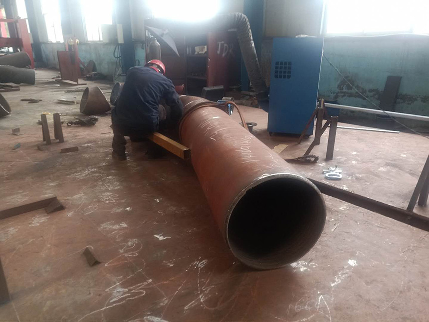 耐磨管道成品展示，工廠生產現場實景(圖6)